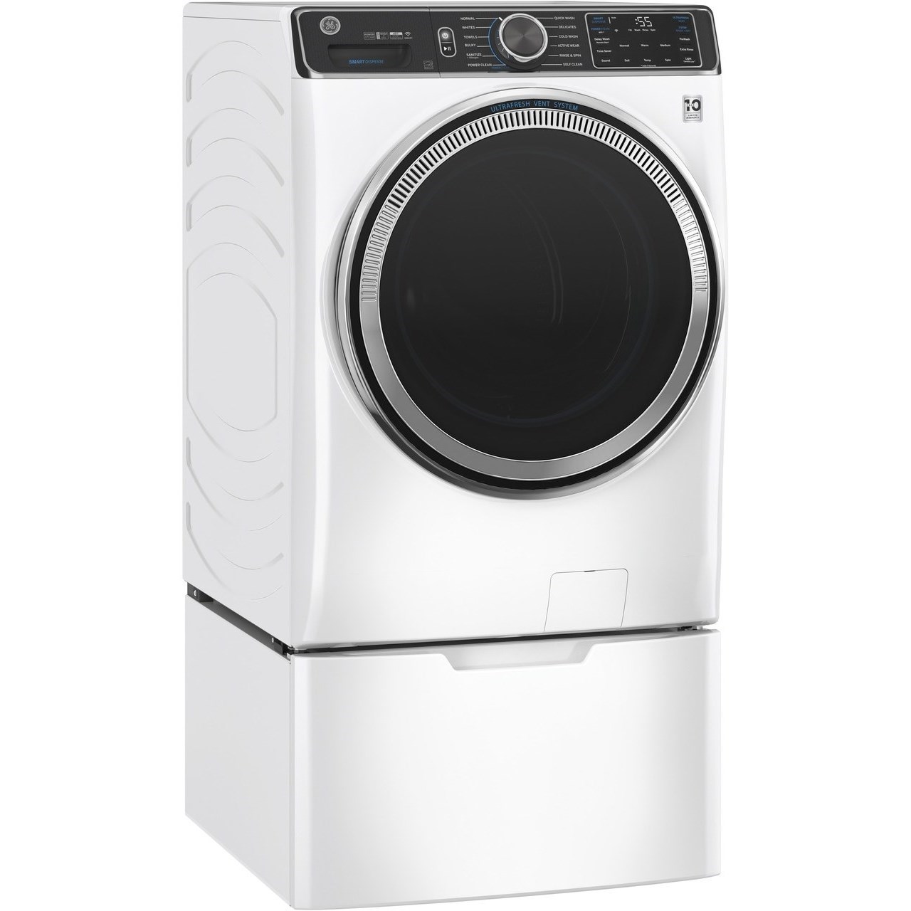 GE Appliances GFW850SSNWW GE® 5.0 cu. ft. Capacity Smart Front Load